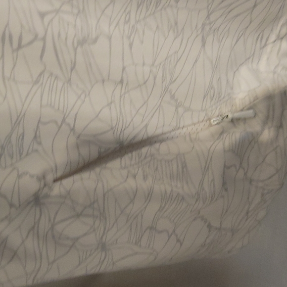 Mondetta white patterned lightweight long sleeve quarter zip size small - Picture 6 of 11